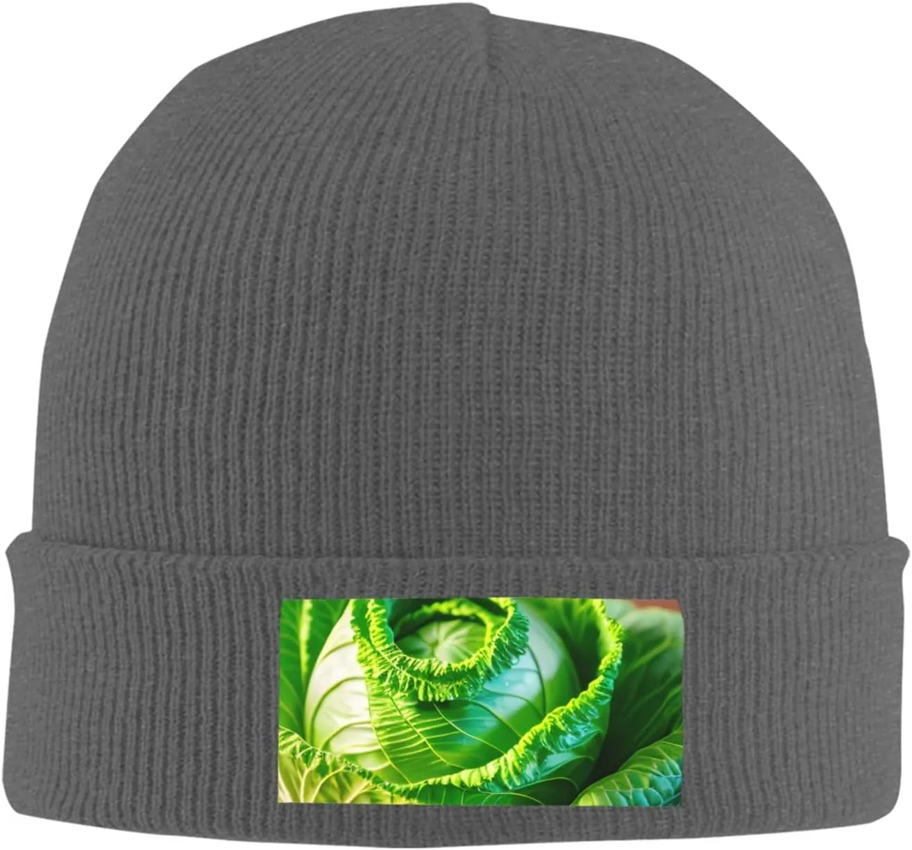 Our Bright Cabbage Print Knitted Hats are Not Only Warm But Also Fashionable (6 Colors)