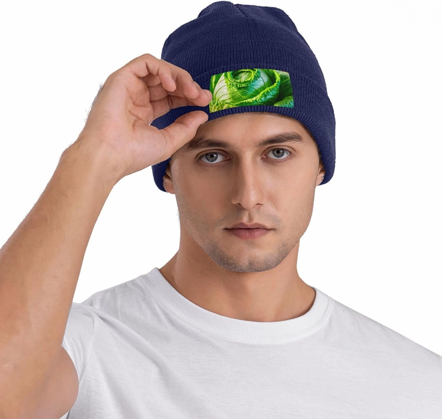 Our Bright Cabbage Print Knitted Hats are Not Only Warm But Also Fashionable (6 Colors)