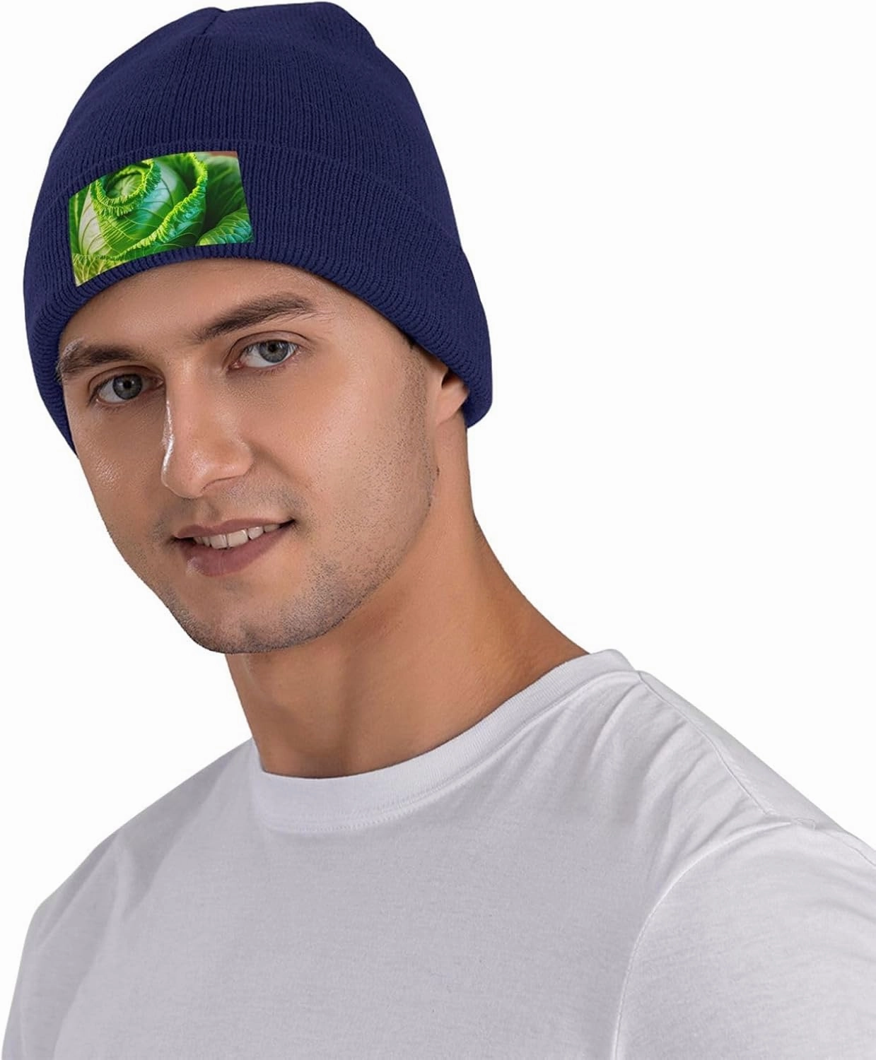 Our Bright Cabbage Print Knitted Hats are Not Only Warm But Also Fashionable (6 Colors)