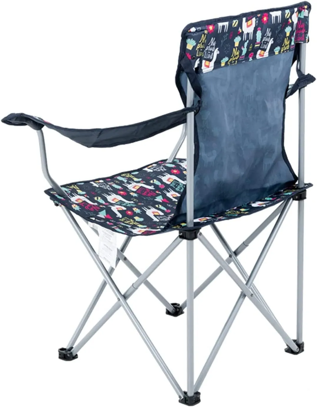 Outdoor Camping Chair Folding Camping Chair Portable Carry Bag with Mesh Cup Holder Comfortable Arms Space Saving Lightweight Portable Folding Lawn Chairs