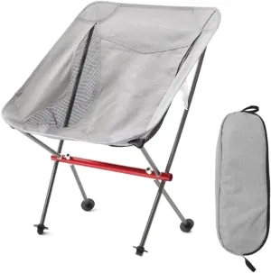 Outdoor Chair Folding Camping Chair Outdoor Folding Chairs Portable Camping Chair Washable Fishing Picnic BBQ Chairs For Camping Hiking Camping Chair Foldable Chair ( Color : A-Gray , Size : 35*52*68c