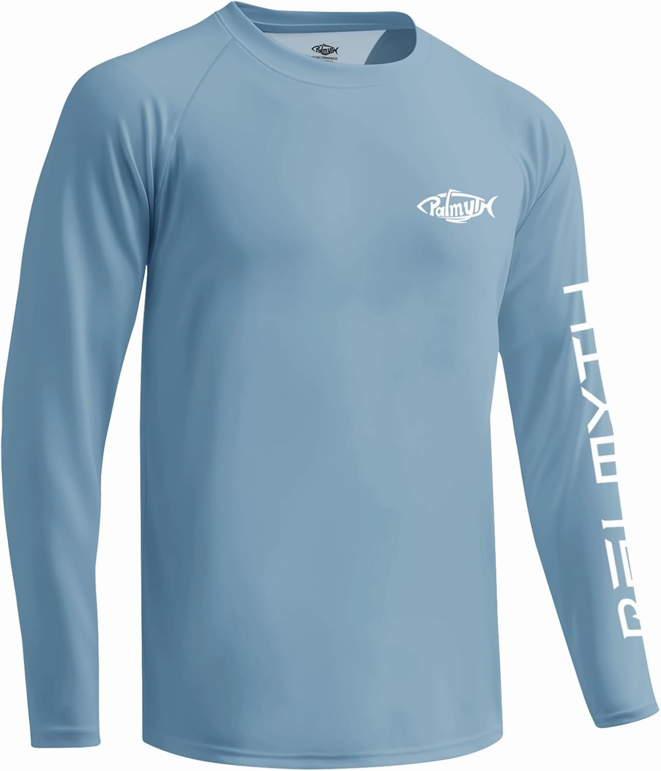 Palmyth Fishing Shirts for Men Long Sleeve Sun Protection Shirts UV UPF 50  T-Shirt Quick Dry