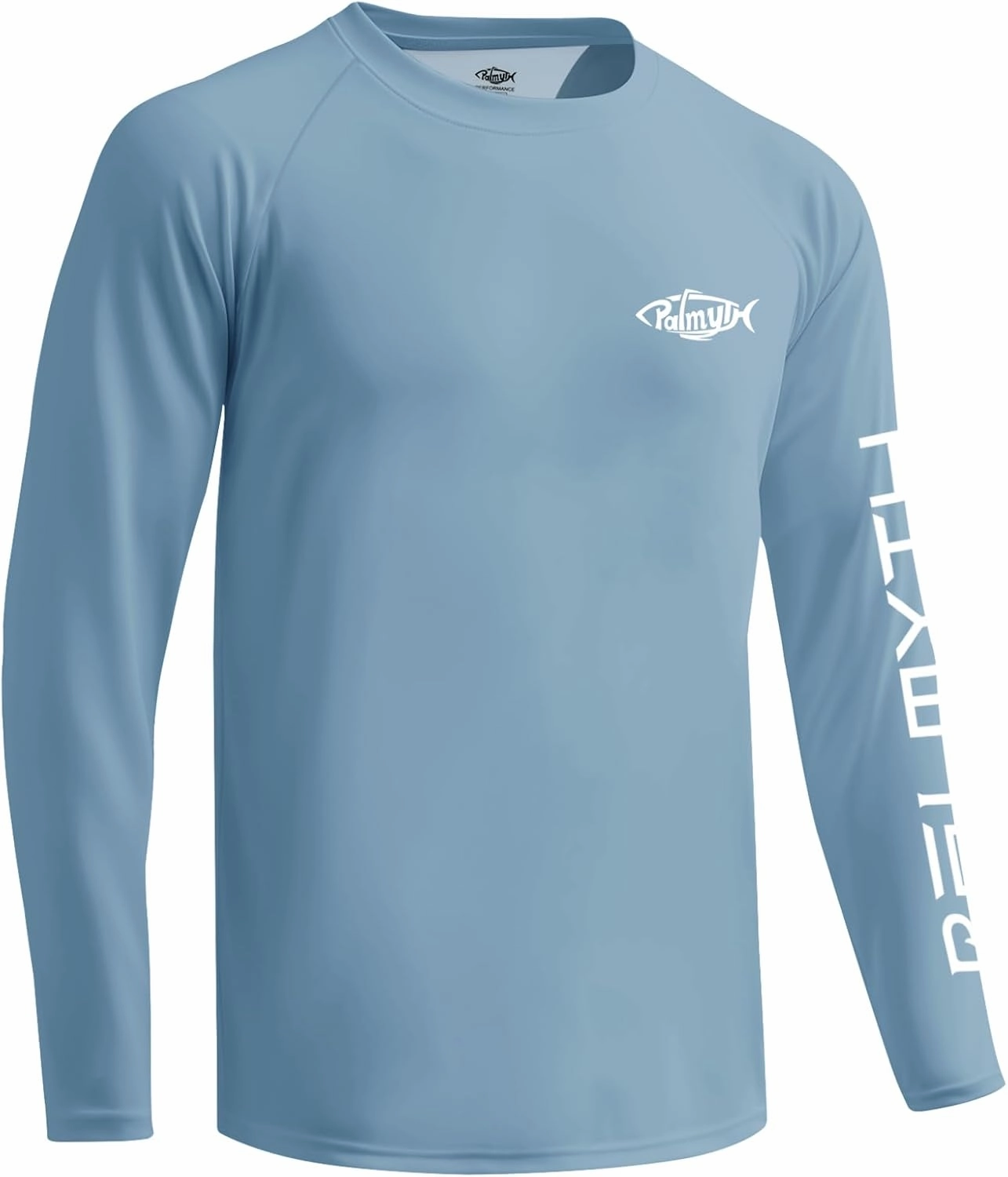Palmyth Fishing Shirts for Men Long Sleeve Sun Protection Shirts UV UPF 50  T-Shirt Quick Dry