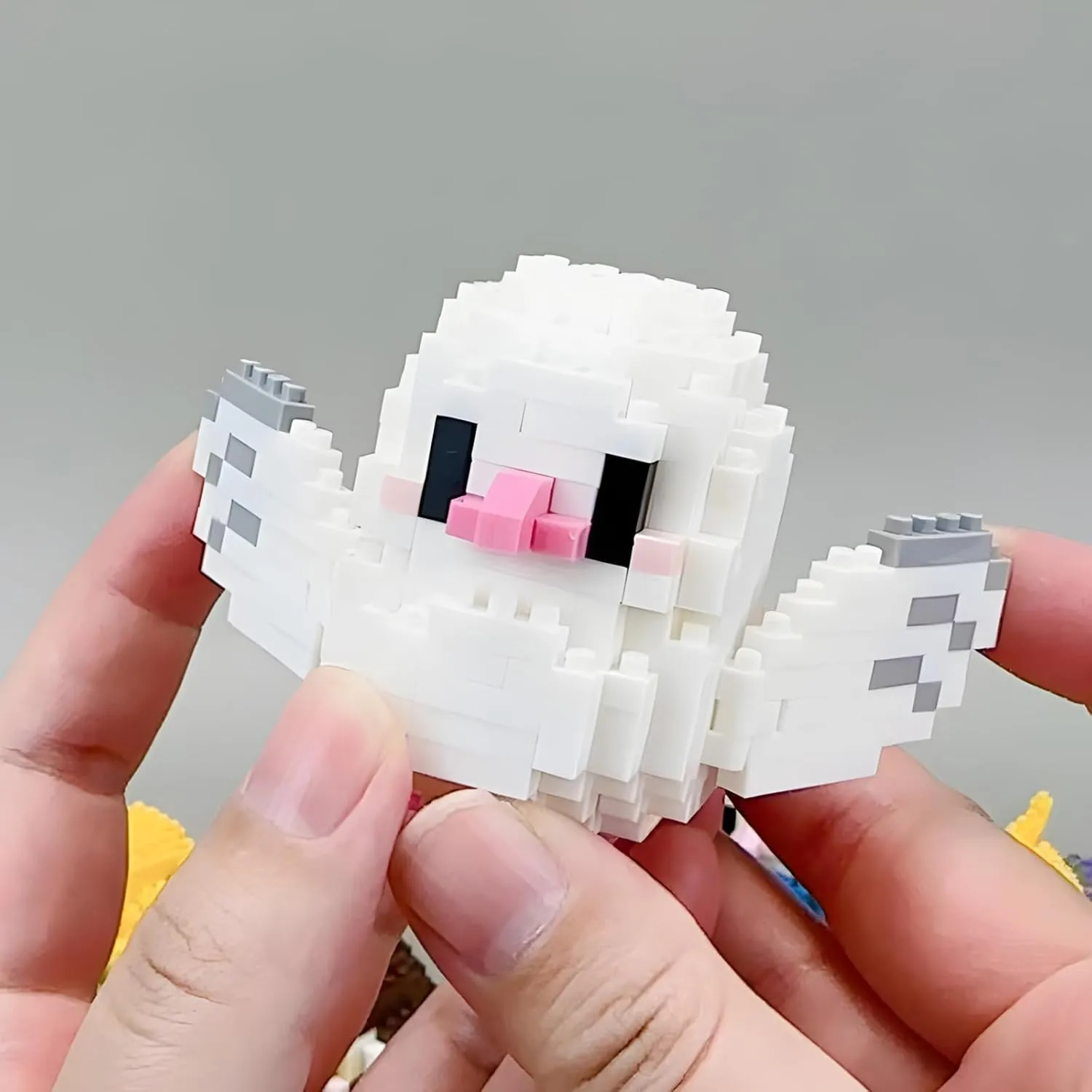 Parrots Micro Mini Building Block Sets Birthday Gift for Kids, Animals Buildling Model Kits, Mini Bricks Birds Series Toys for Kids（12 Boxes）