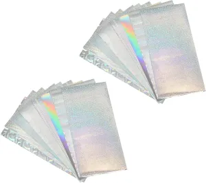 PATIKIL Assorted Reflective Fishing Lure Stickers, 2 Set Adhesive Waterproof Fish Scale Film DIY Flash Lure Tape for Fishing Lure Making Metal Baits, Multicolored
