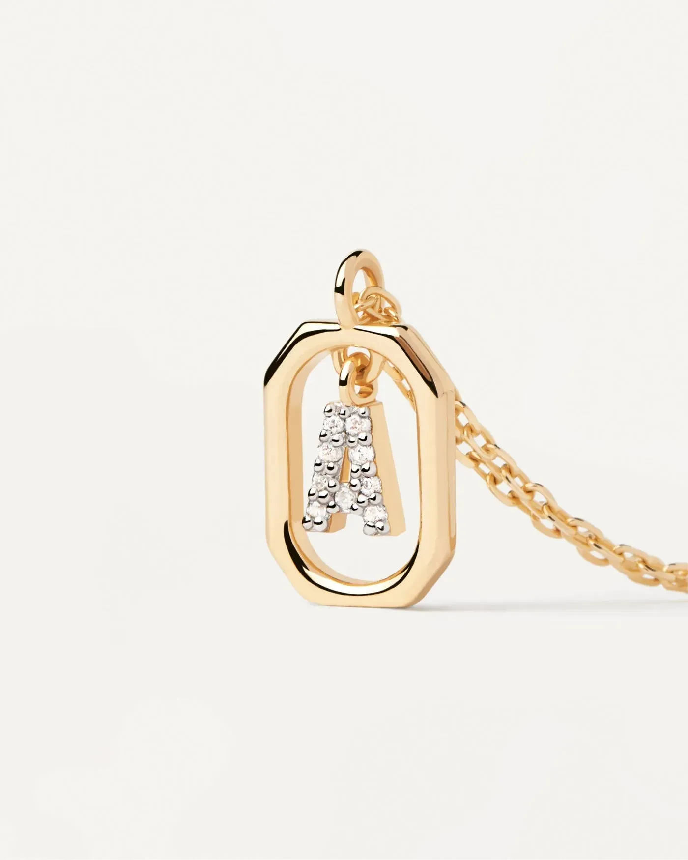PDPAOLA Mini Letter A Necklace
