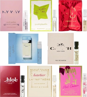 Perfume High End Designer Fragrance Sampler Set for Women - (Pack of 8 Sample Vials)