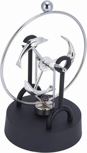 Perpetual Motion Desk Toy Magnetic Levitation Physical Science Toy Desk Decor USB/Battery Science Psychology Home Office Decor Toy Desktop Accessories