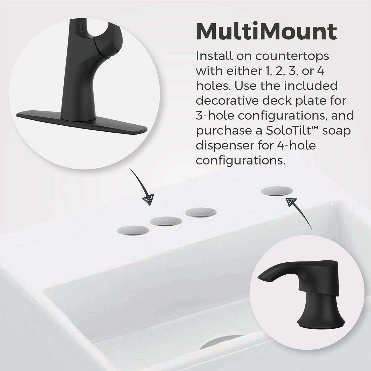 Pfister Talega Kitchen Faucet with Pull Down Sprayer, Single Handle, High Arc, Matte Black Finish, F5297TEB