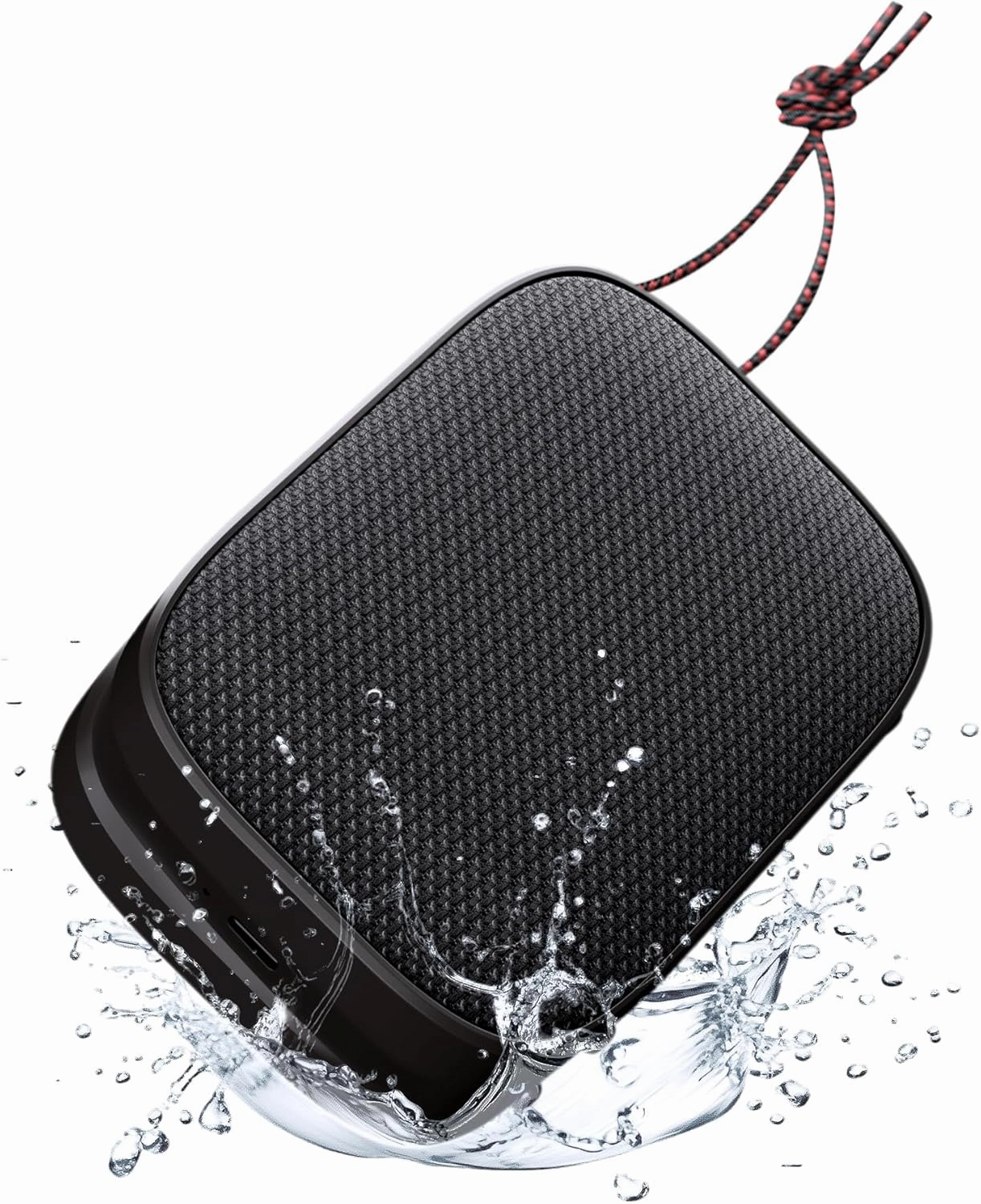 PHILIPS S1509 Portable Bluetooth Speaker,Wireless Speakers with Extra Bass,Quality Sound,12 H Battery,TWS Pairing,Support Stereo Sound,Bluetooth 5.3,IPX7 Waterproof,for Indoor & Outdoor,Small,Black