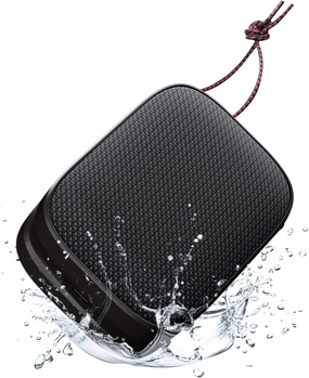 PHILIPS S1509 Portable Bluetooth Speaker,Wireless Speakers with Extra Bass,Quality Sound,12 H Battery,TWS Pairing,Support Stereo Sound,Bluetooth 5.3,IPX7 Waterproof,for Indoor & Outdoor,Small,Black