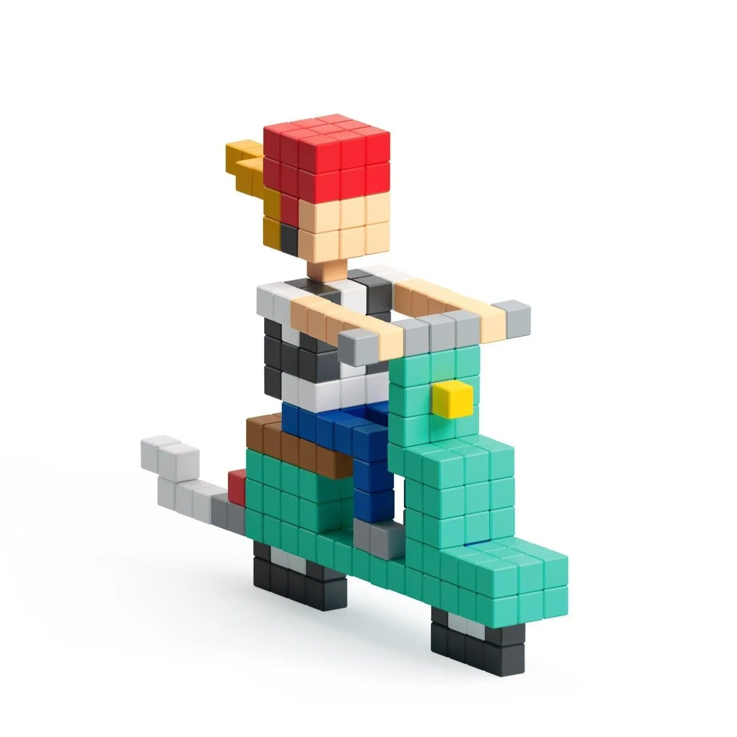 PIXIO-1600 Magnetic Blocks in 16 Colors  Free App