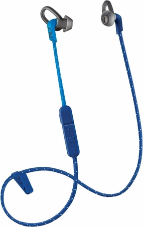 Plantronics BackBeat FIT 305 Sweatproof Sport Earbuds, Wireless Headphones, Dark Blue/Blue (Renewed)