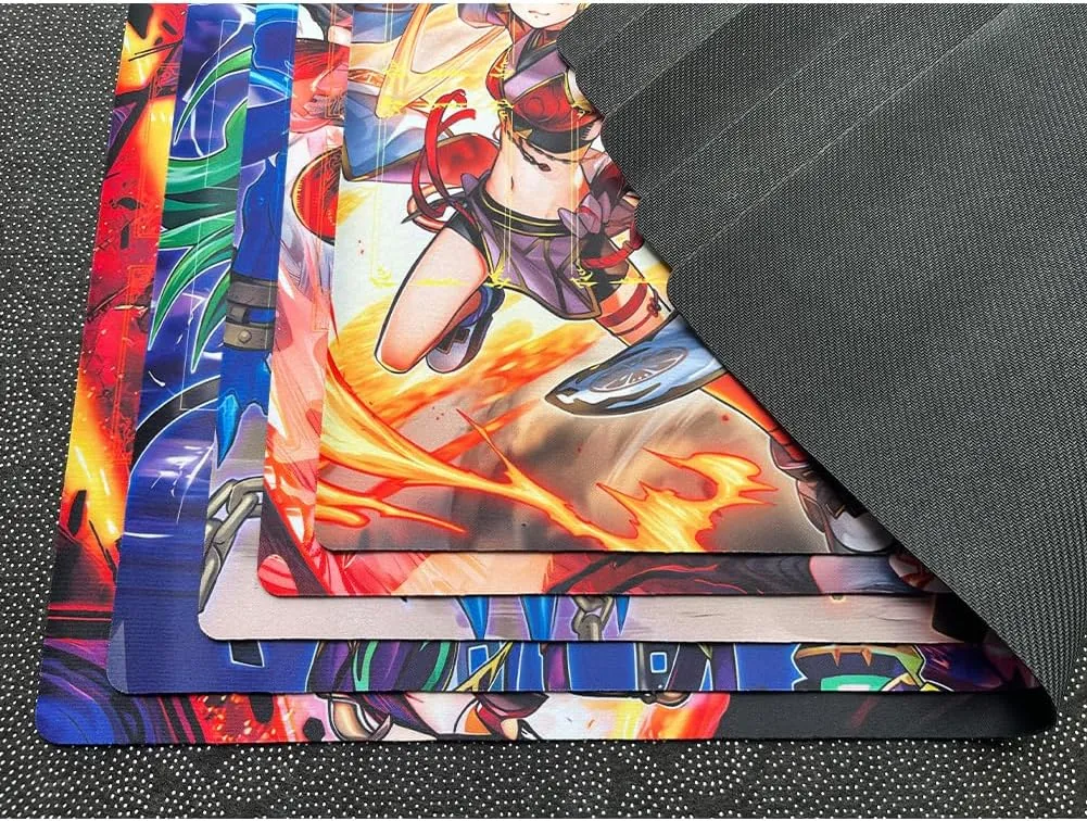 Playmat Sky Striker Six Samurai The Legendary Exodia Incarnate TCG CCG OCG Trading Card Game Mat 600X350mm   Free Bag (D0007) (M∀LICE Malice 499)