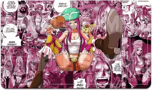 Playmat Trading Card Game OPCG Mat CCG MTG Playmat TCG Card Game Table Mat Mouse Pad 600X350mm   Free Bag (H007) (Bonney H251)