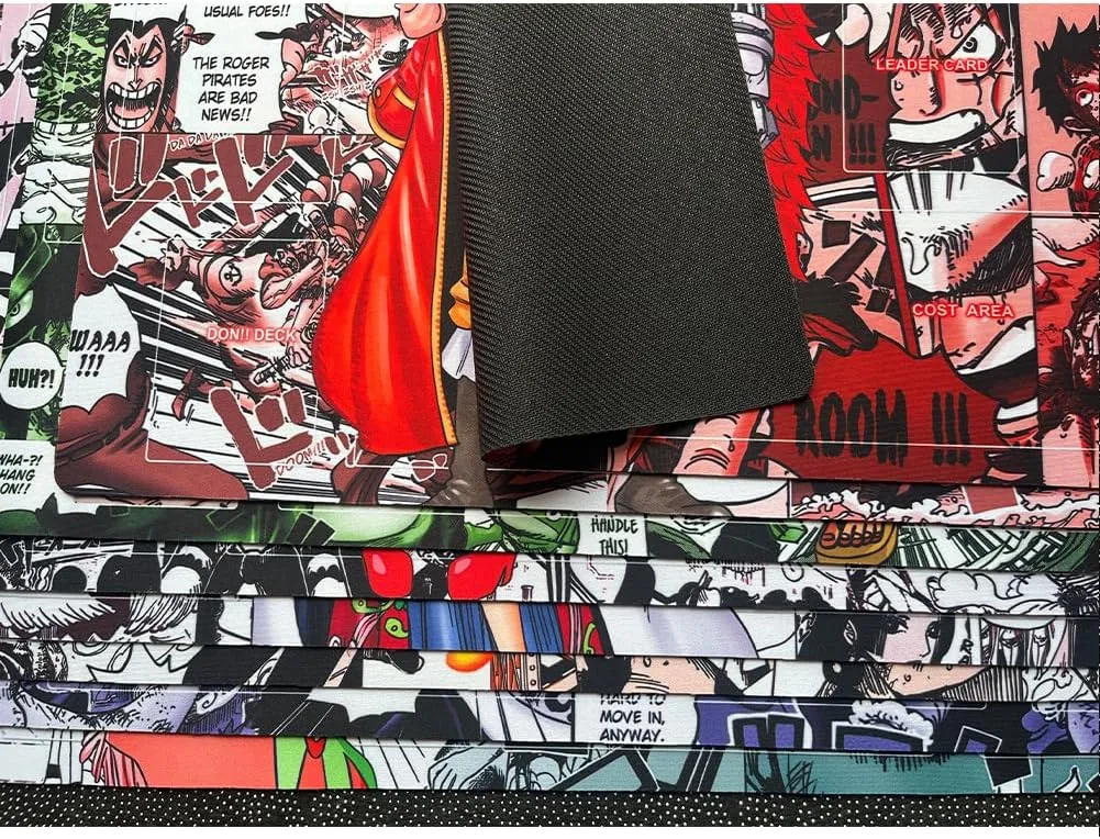 Playmat Trading Card Game OPCG Mat CCG MTG Playmat TCG Card Game Table Mat Mouse Pad 600X350mm   Free Bag (H007) (Bonney H251)