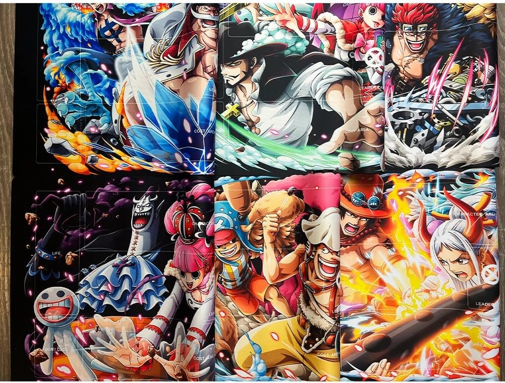Playmat Trading Card Game OPCG Mat CCG MTG Playmat TCG Card Game Table Mat Mouse Pad 600X350mm   Free Bag (H005) (Robin 93)