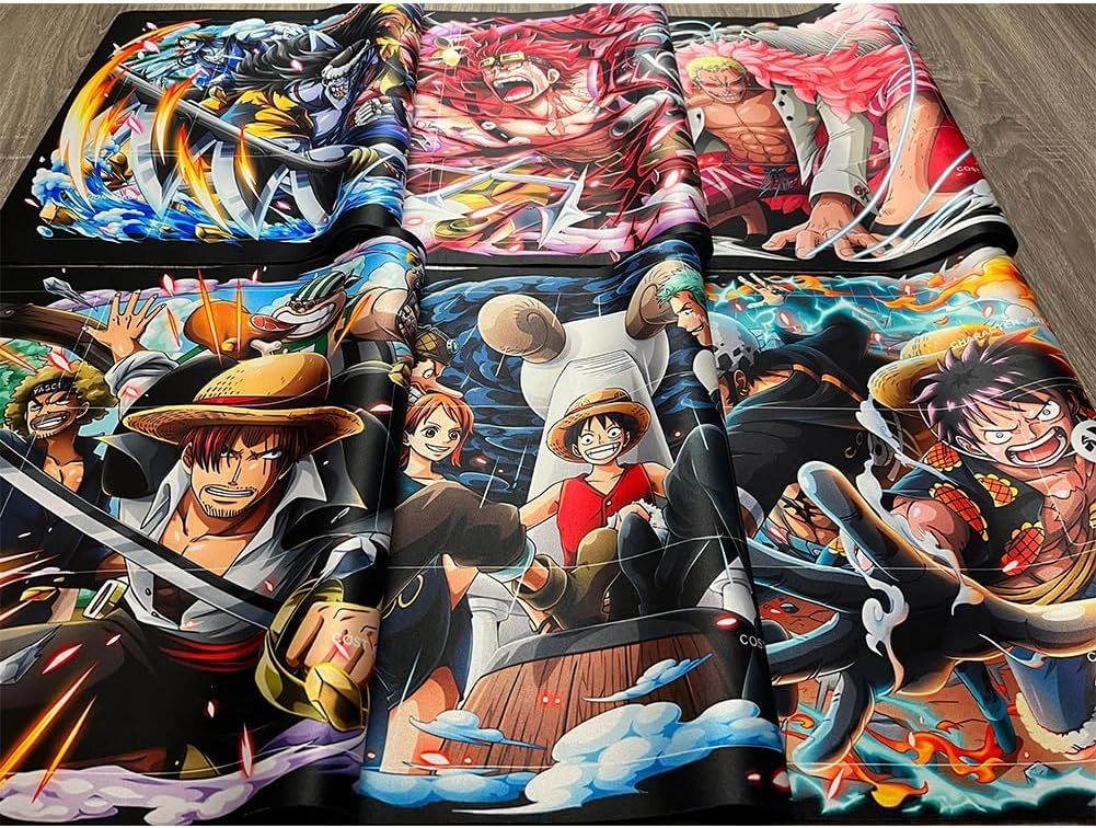 Playmat Trading Card Game OPCG Mat CCG MTG Playmat TCG Card Game Table Mat Mouse Pad 600X350mm   Free Bag (H005) (Robin 93)