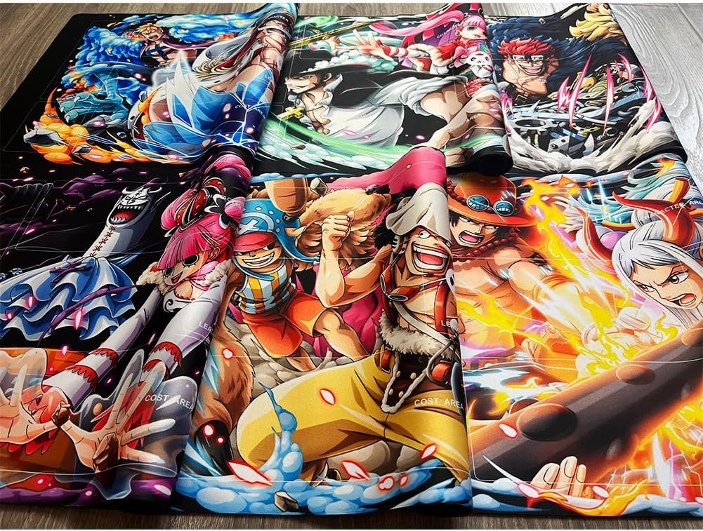 Playmat Trading Card Game OPCG Mat CCG MTG Playmat TCG Card Game Table Mat Mouse Pad 600X350mm   Free Bag (H005) (Robin 93)