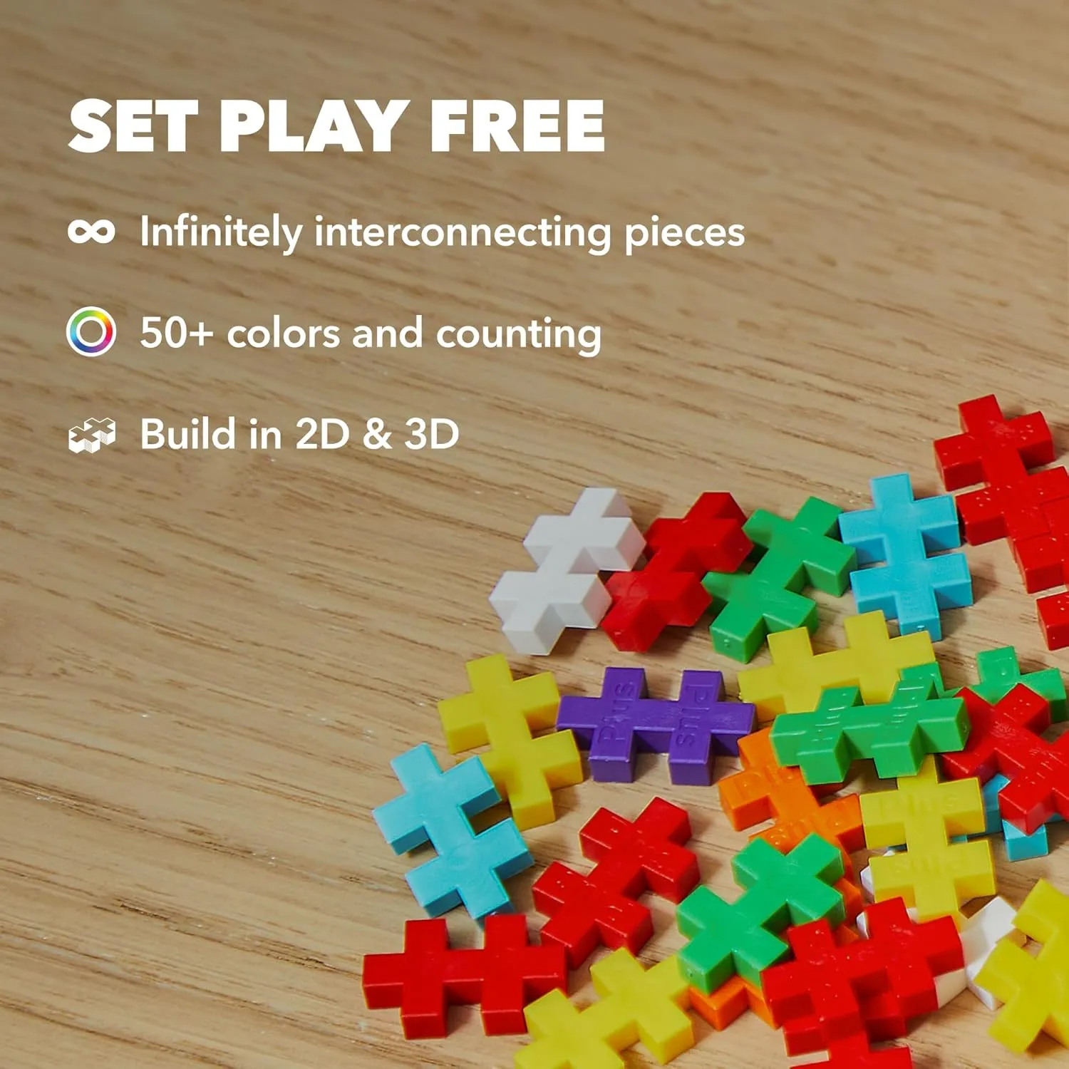 PLUS PLUS Learn to Build Set, Interlocking Mini Building Blocks, 3D Puzzle Construction Stem Toy for Kids - People of The World, 275 Pieces