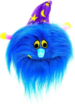 Plushland Silly Plush Ball Toy Screamer Goofy Scary Prime Bright Colors Halloween Trick or Treat Hat Elastic Hanger Decorator Fun Spooky Itsy The Blue Monster Eye Teeth Witch Alien Stuffed Animal Gift