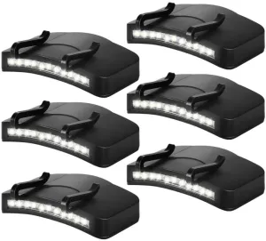 Pocketman 11 LED Clip On Cap Light Hat Light Battery Operated Light for Fishing Camping Running for Cycling Hiking and Other Outdoor Activities (6)