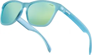 Polarized Sports Sunglasses for Women Men Running Retro Trendy Sun Glasses UV400 Protection Tangle Free
