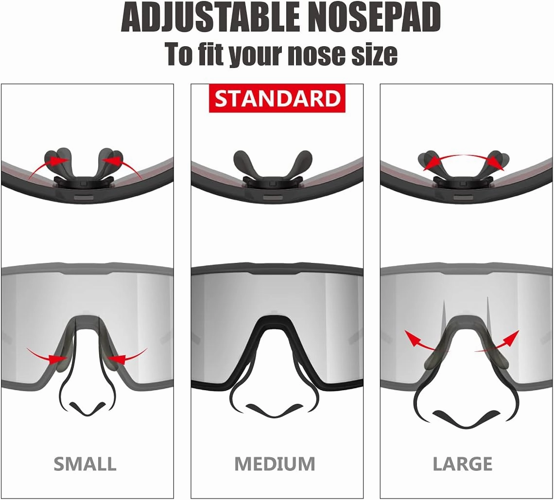 Polarized Cycling Sunglasses for Women and Men, Golfing Running Volleyball MTB and Outdoor sports