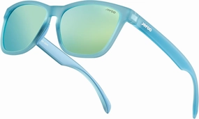 Polarized Sports Sunglasses for Women Men Running Retro Trendy Sun Glasses UV400 Protection Tangle Free
