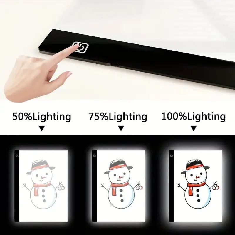 Portable A4 LED Copy Board Light Tracing Pad