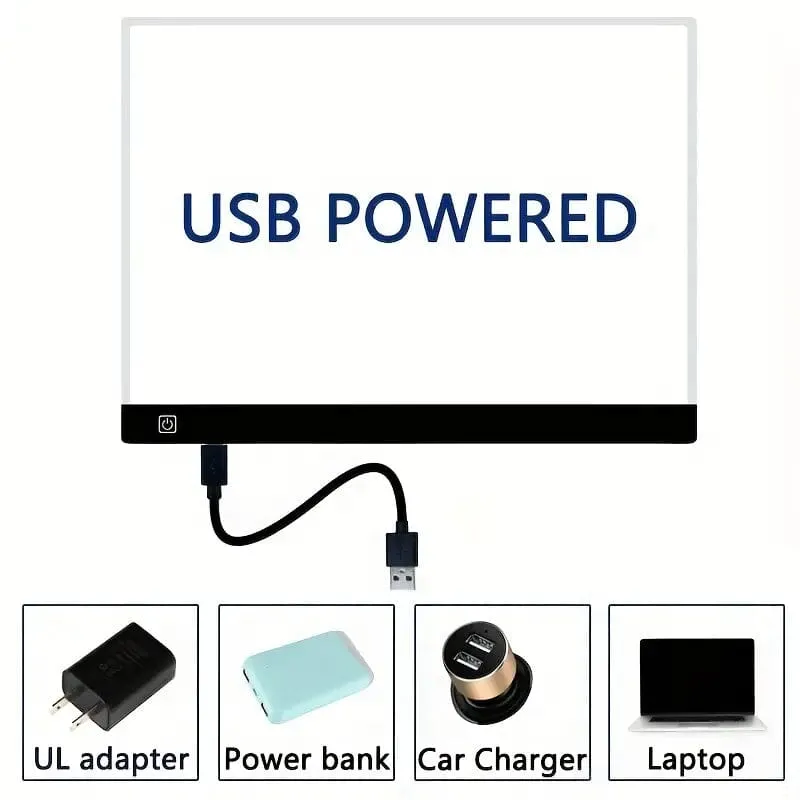 Portable A4 LED Copy Board Light Tracing Pad