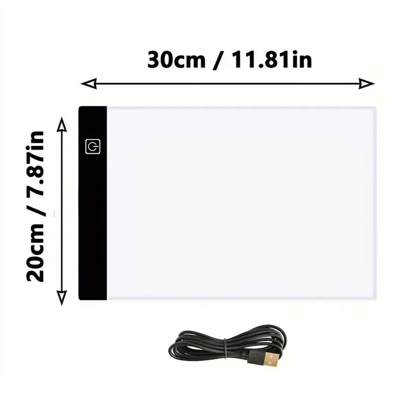 Portable A4 LED Copy Board Light Tracing Pad