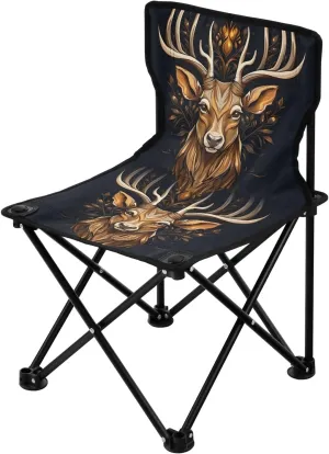 Portable Camping Folding Chairs Foldable Chair Small Deer 7 Lightweight Backpacking Outdoor Outside Fishing