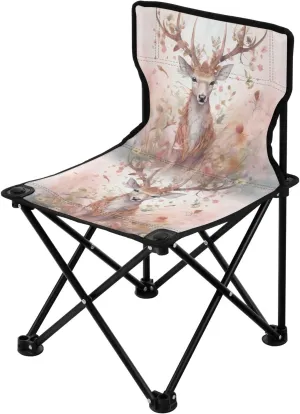 Portable Camping Folding Chairs Foldable Chair Small Deer Elk 1 Lightweight Backpacking Outdoor Outside Fishing