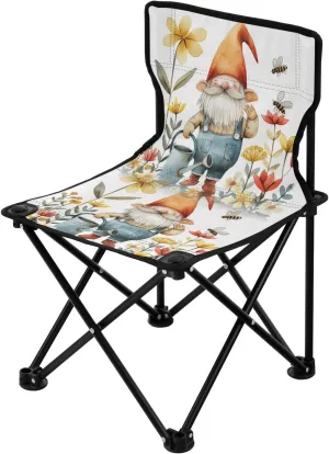 Portable Camping Folding Chairs Foldable Chair Small Gnome Dwarf Garden Lightweight Backpacking Outdoor Outside Fishing