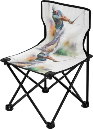 Portable Camping Folding Chairs Foldable Chair Small Golf 2 Lightweight Backpacking Outdoor Outside Fishing