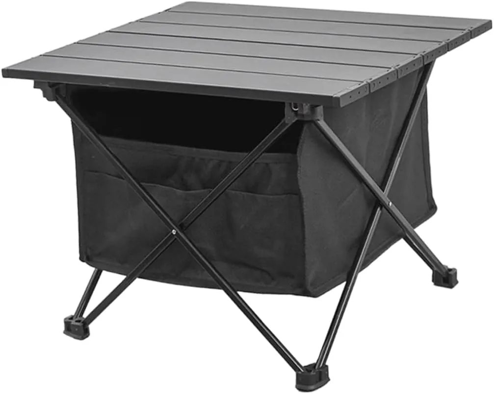 Portable Grill Table for Camping Easy to Set up Folding Camping Table Storage Bag