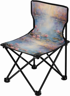 Portable Camping Folding Chairs Foldable Chair Small Water Lily Lotus Lightweight Backpacking Outdoor Outside Fishing