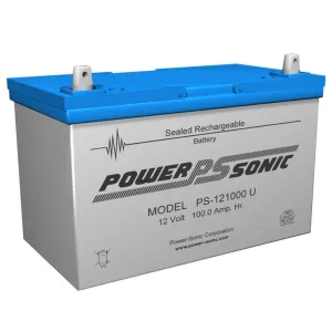Power Sonic PS-121000U 12 Volt, 100 AH Rechargeable Lead Acid Battery