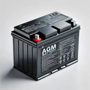 Powersports Battery Maintenance-Free AGM Battery for Permobil C400 PS 12V 75Ah Wheelchair Replacement Battery Mod-BC8K-8049
