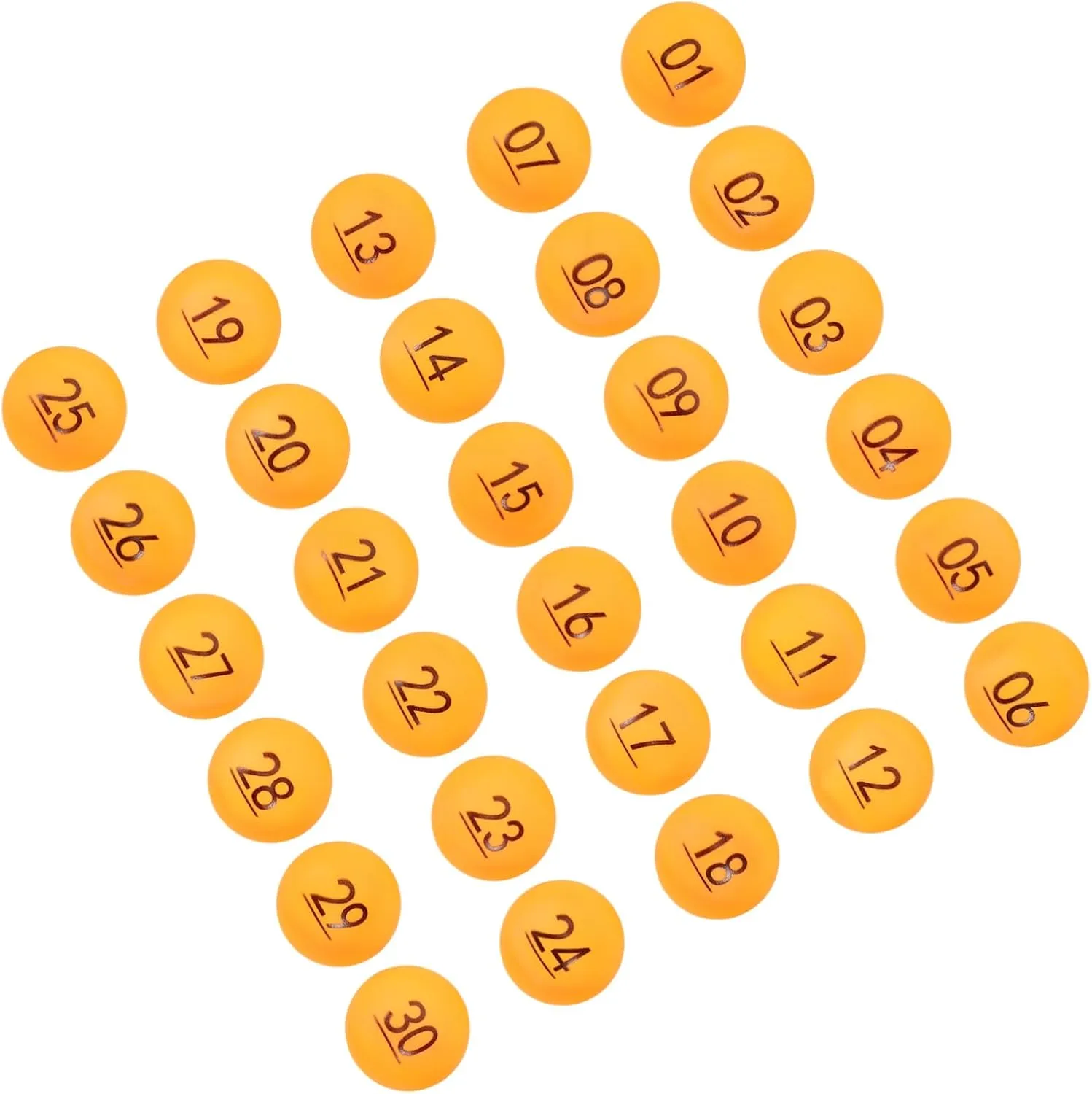 PRETYZOOM Sets Home Party Game Balls Bingo Numbers Balls Raffle Small Size Light Weight Portable Pcs