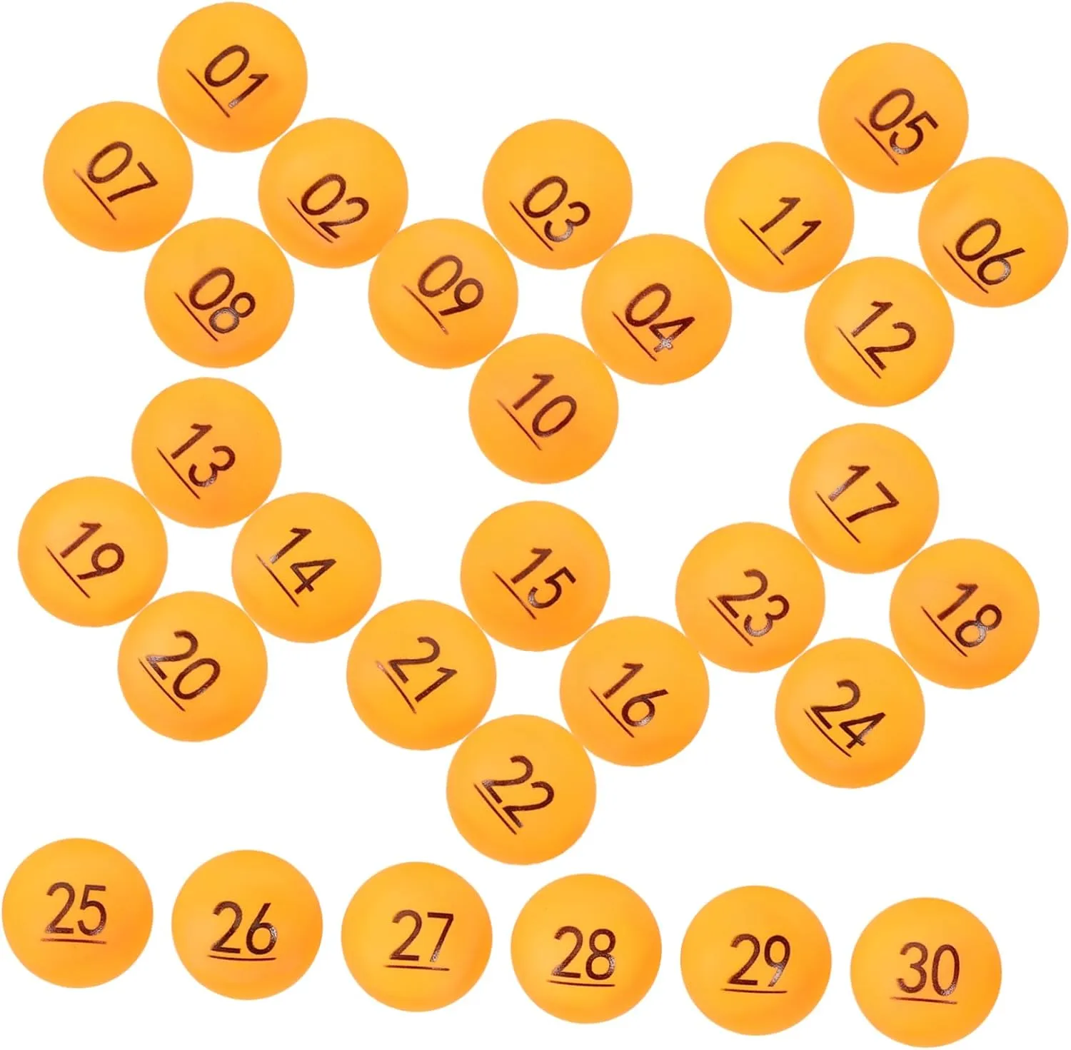 PRETYZOOM Sets Home Party Game Balls Bingo Numbers Balls Raffle Small Size Light Weight Portable Pcs