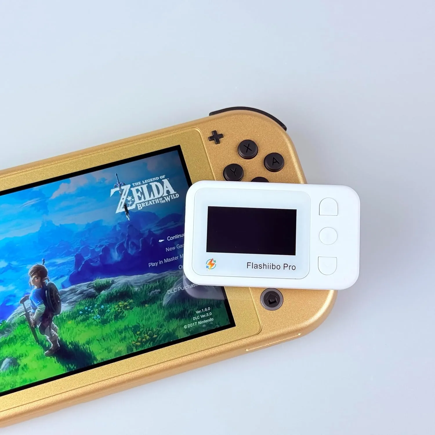 Pro NFC Emulator, NFC Tag Emulator, 3000  Saves, Unlimited Rewrite, Auto UID Regen, Rechargeable Battery, Compatible with 50  Games, 1.4" OLED Screen, Easy 3-Button Control, 2nd Gen (White)