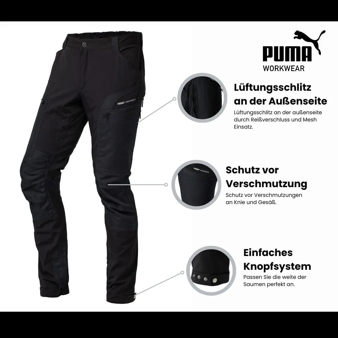 PUMA Workwear Pro-One Outdoor Hiking Pants Men - Breathable & Durable - Partially Water-Repellent - Ripstop Cargo Pants