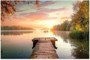 Puzzles 500 Piece Fishing Pier - Educational Intellectual Jigsaw Puzzles Puzzle Fun Game for Men Women Kids