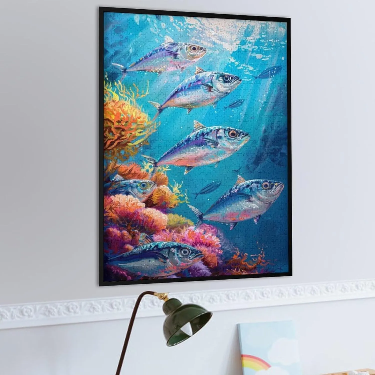Puzzles for Adults 1000 Pieces - Fish and Coral Puzzle Challenging Educational Toys Gifts for Home Decor Family Activities