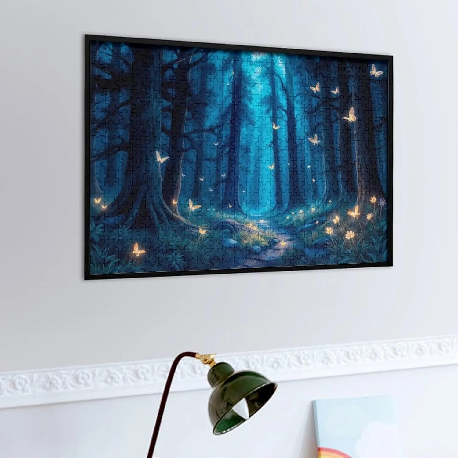 Puzzles for Adults 500 Pieces - Fantasy Landscape Magical Forest Funny Puzzle, Seek and Find Activities, Travel Toys for Toddlers and Kids