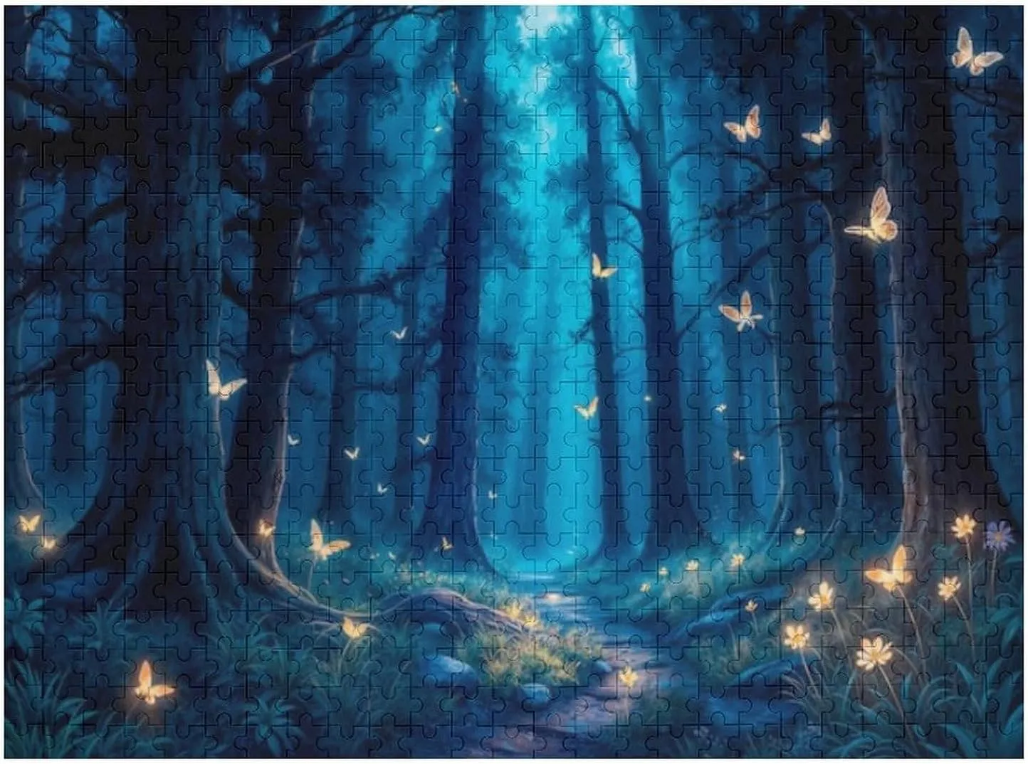 Puzzles for Adults 500 Pieces - Fantasy Landscape Magical Forest Funny Puzzle, Seek and Find Activities, Travel Toys for Toddlers and Kids