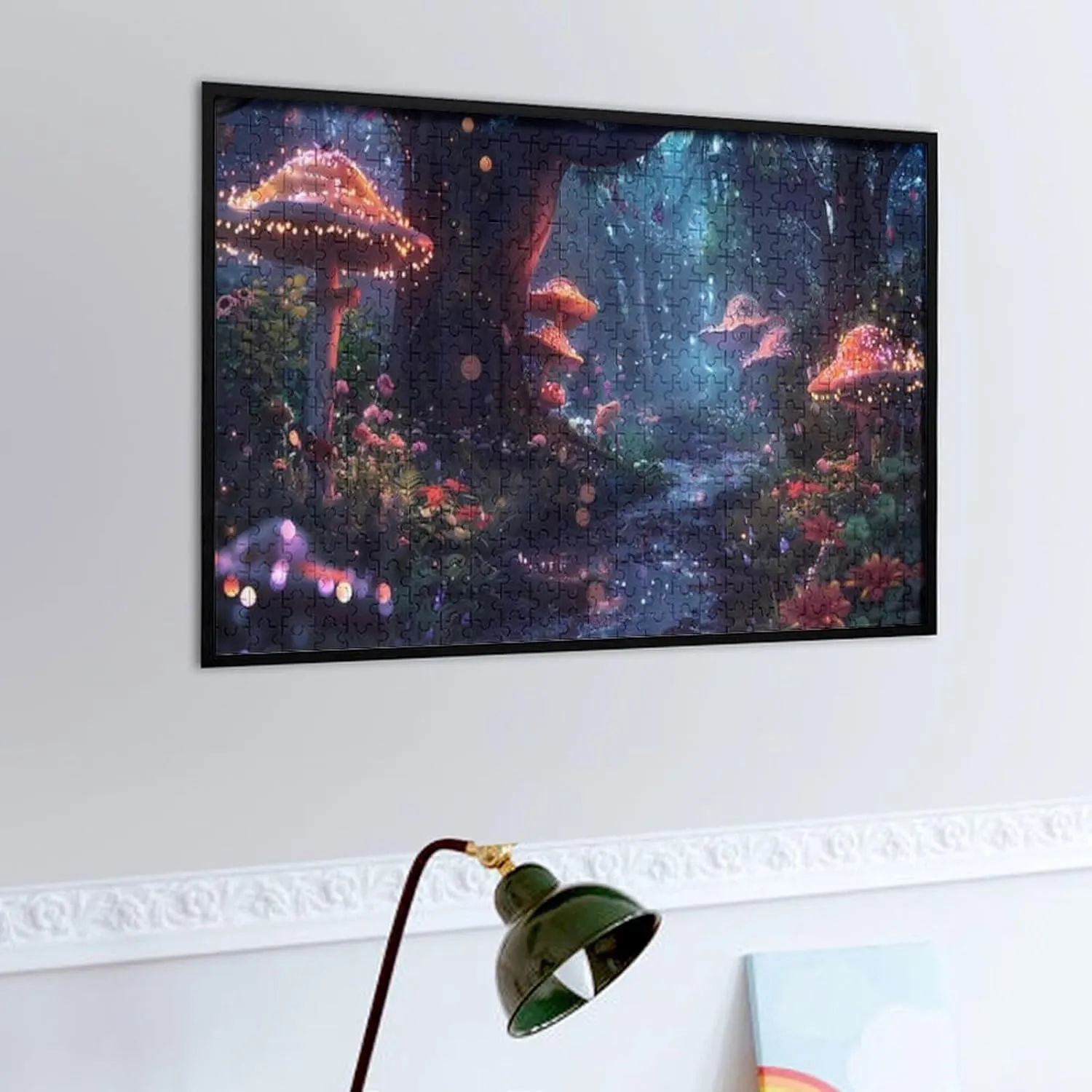 Puzzles for Adults 500 Pieces - Forest with Fish Plants Tree with Sign That Says Underwater Puzzles for Family Games, Puzzle for Gifts, Funny Puzzle for Education