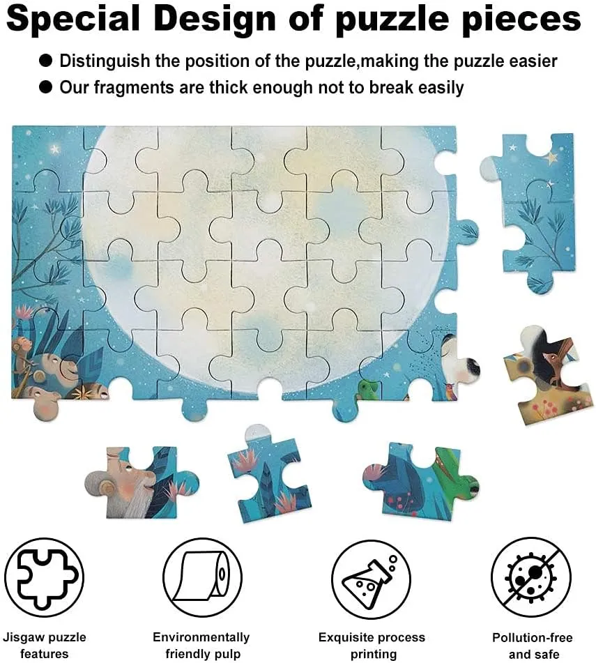 Puzzles for Adults 500 Pieces, Lakeside Camping Puzzle Challenging Puzzles for Adults, Jigsaw Puzzles 500 Pieces Ideal for Relaxation and Family Fun Puzzle